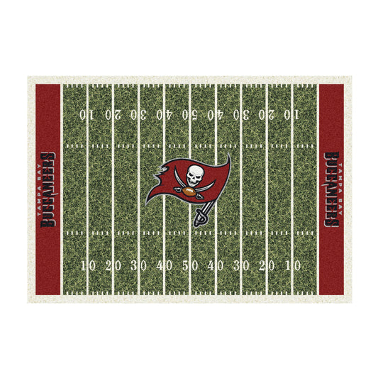 Tampa Bay Buccaneers home field style area rug