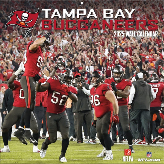 Tampa Bay Buccaneers Team Photos Wall Calendar