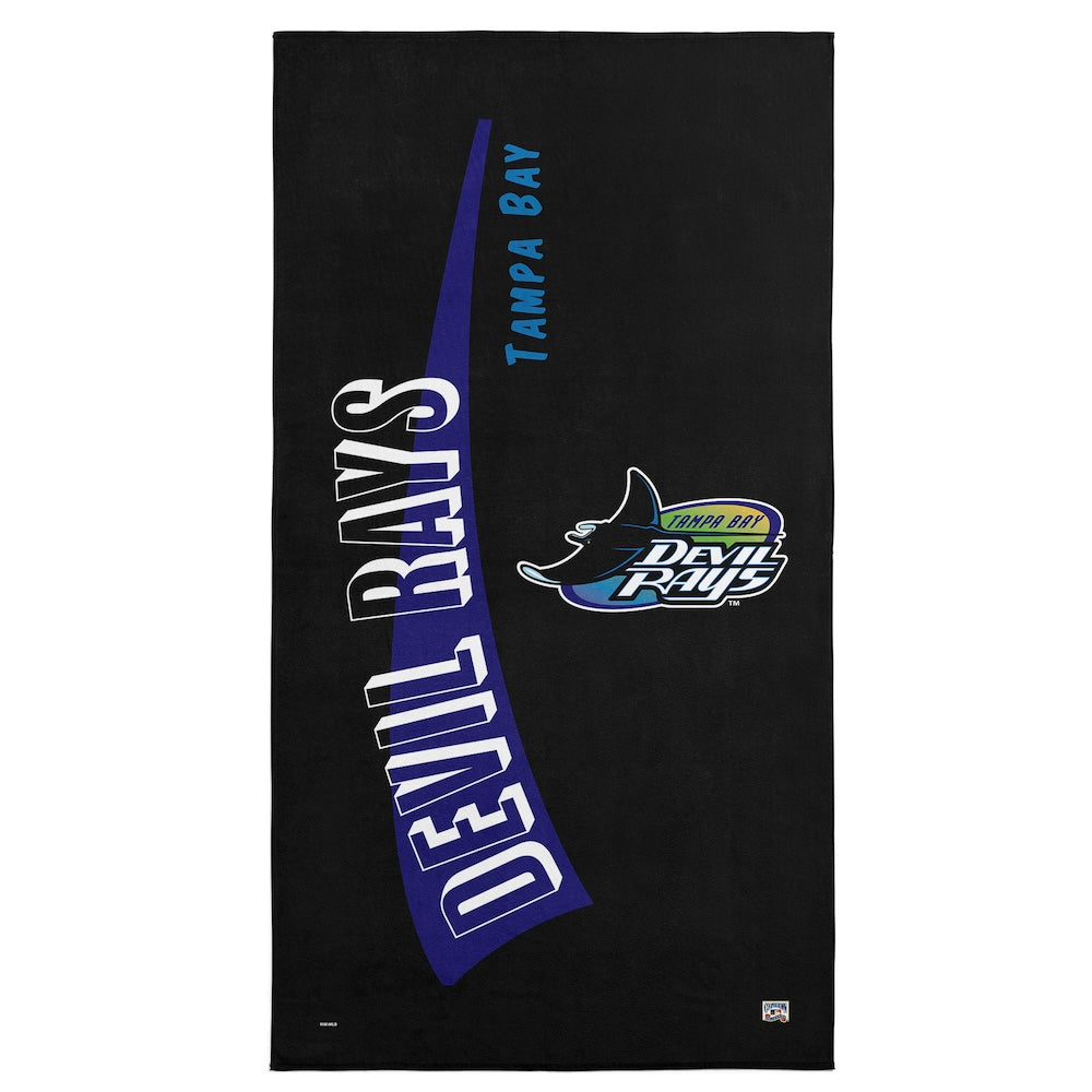 Tampa Bay Devil Rays throwback beach towel