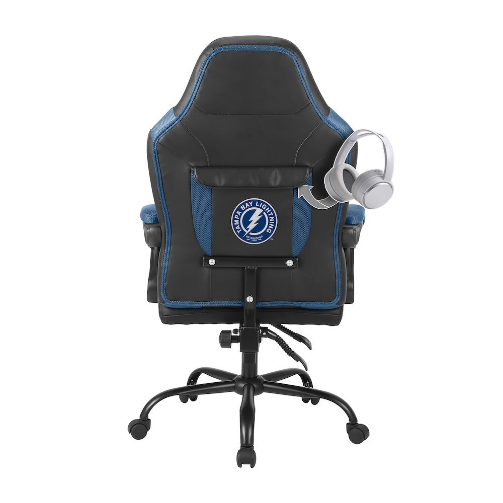 Tampa Bay Lightning Office Gamer Chair Back