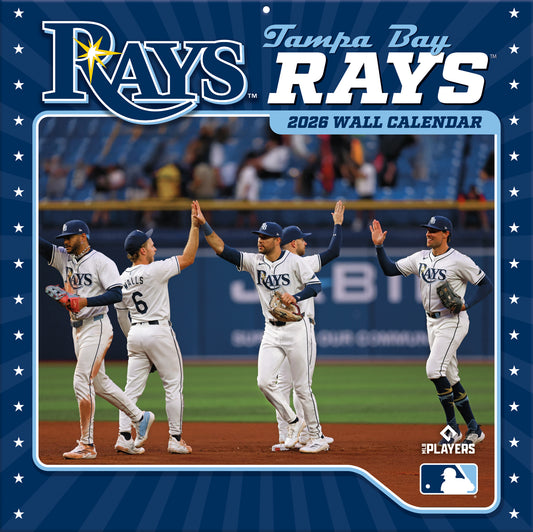 Tampa Bay Rays Team Photos Wall Calendar