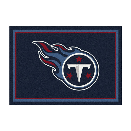 Tennessee Titans distressed style area rug