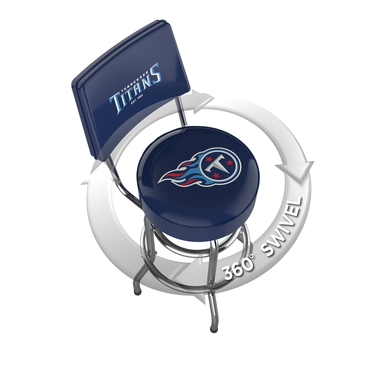 Tennessee Titans Swivel Barstool