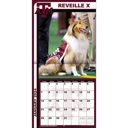 Texas A&M Aggies Team Photos Wall Calendar Inside