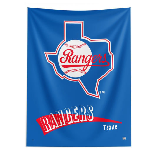 Texas Rangers throwback wall hanging