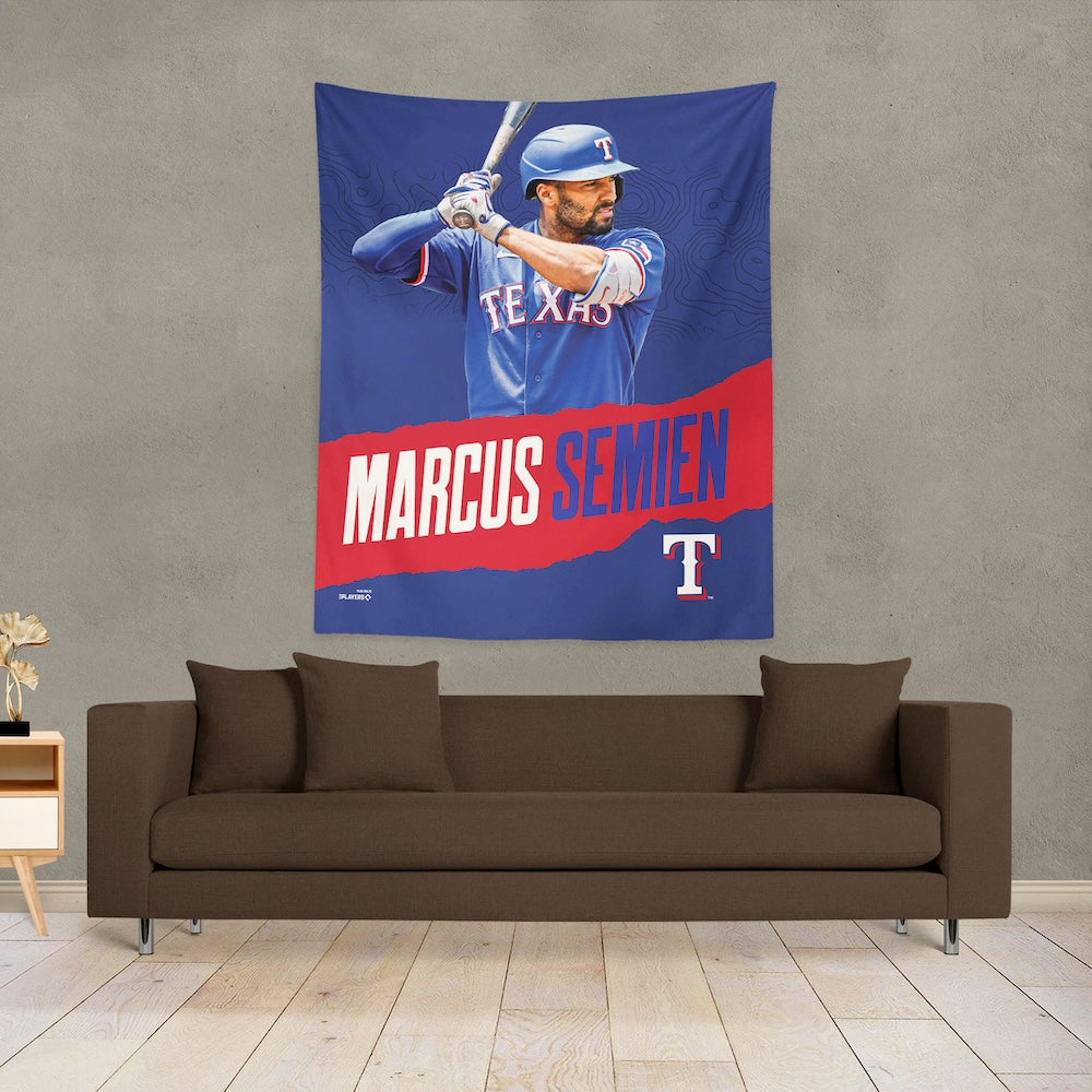 Texas Rangers Marcus Semien wall poster