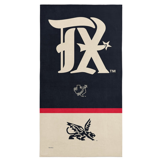 Texas Rangers color block beach towel