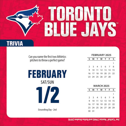 Toronto Blue Jays 2025 Fact-A-Day Box Desk Calendar Feb