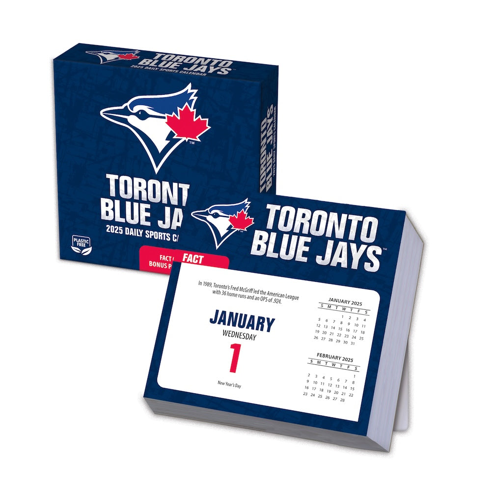 Toronto Blue Jays 2025 Fact-A-Day Box Desk Calendar