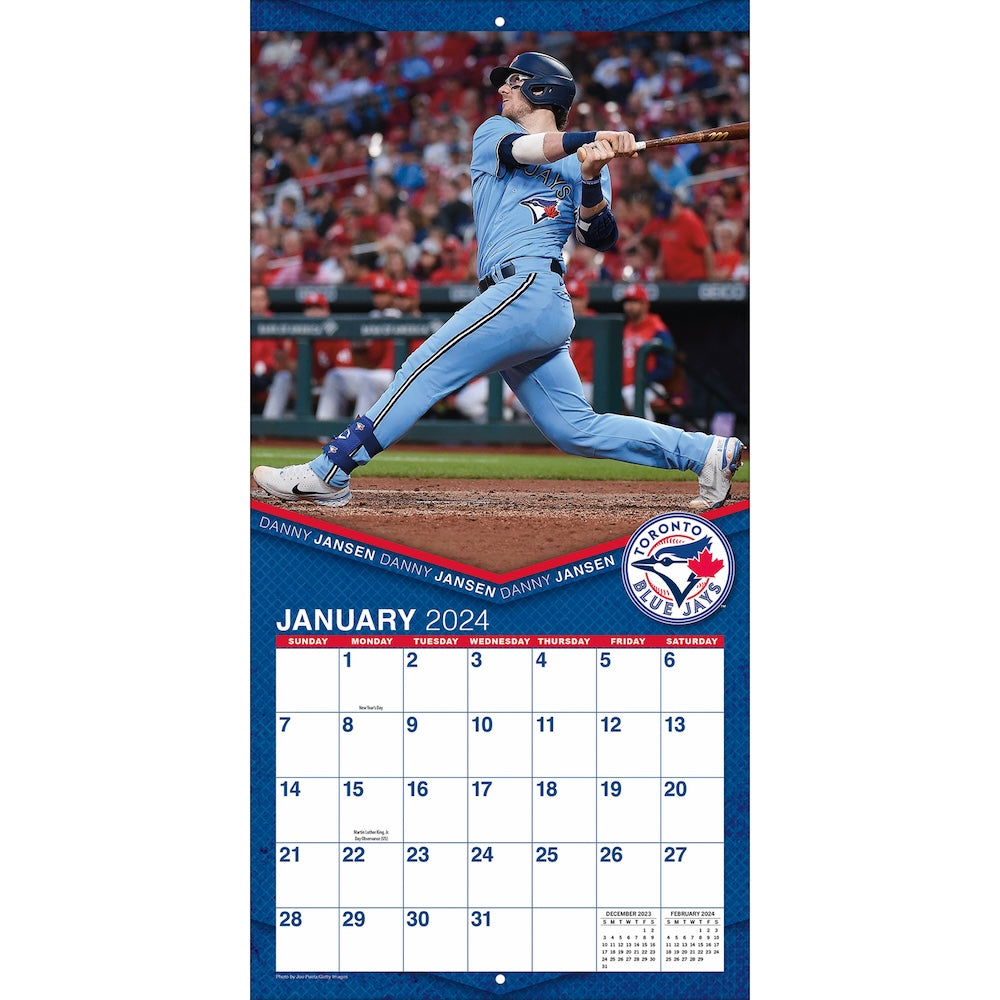 Toronto Blue Jays Team Photos Wall Calendar Inside