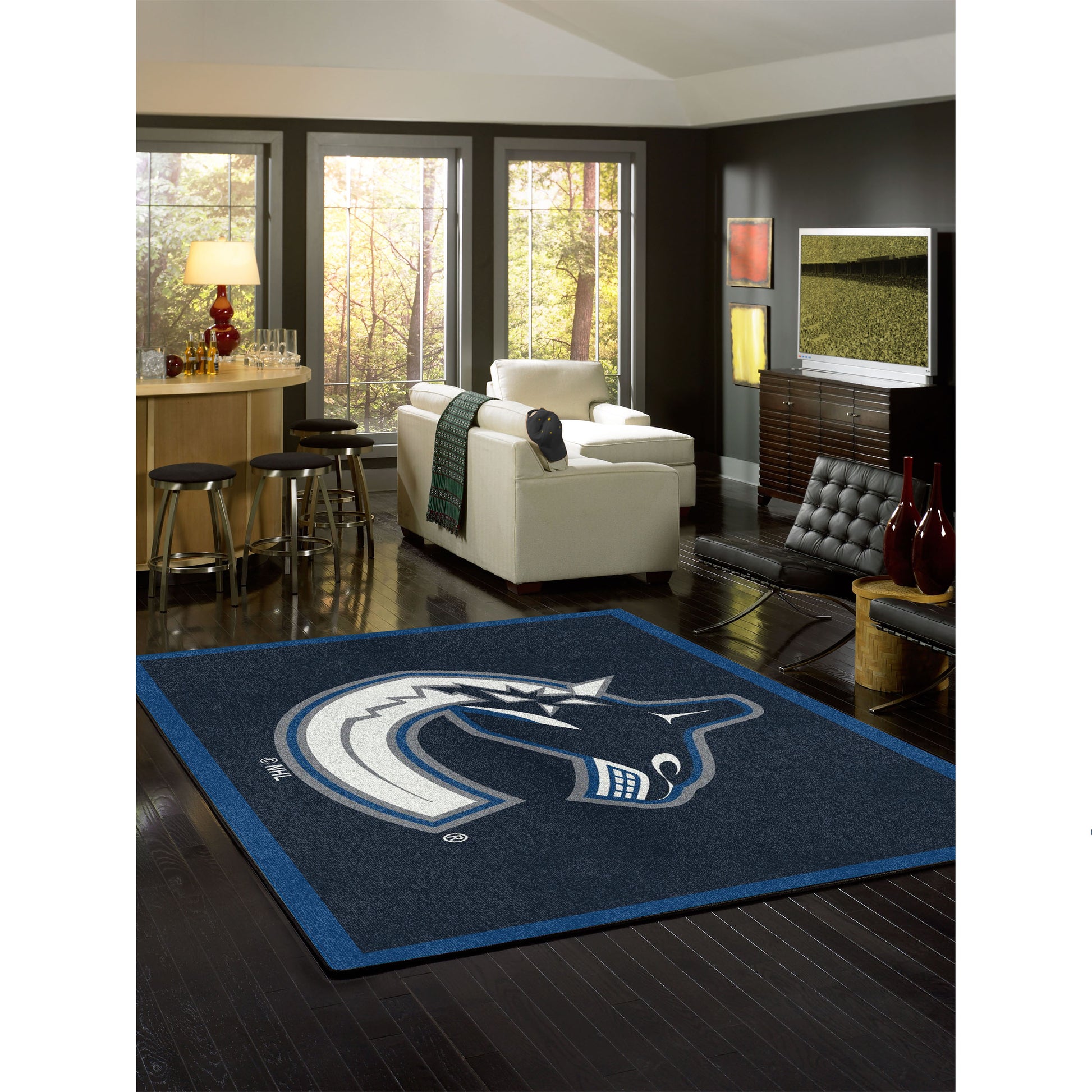 Vancouver Canucks spirit style area rug life