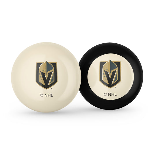 Vegas Golden Knights cue ball and 8 ball