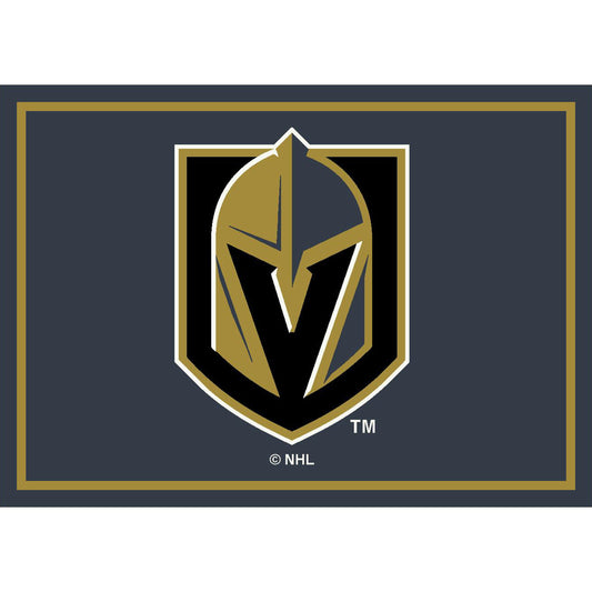 Vegas Golden Knights distressed style area rug