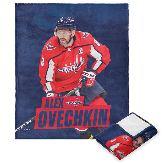 Washington Capitals Alex Ovechkin silk touch throw blanket