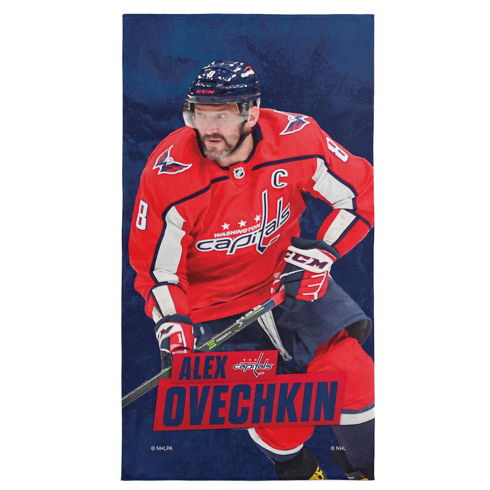 Washington Capitals Alex Ovechkin beach towel