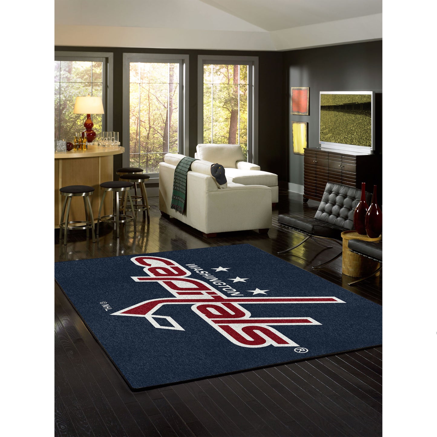 Washington Capitals spirit style area rug life