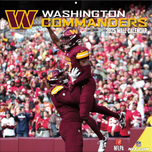 Washington Commanders Team Photos Wall Calendar