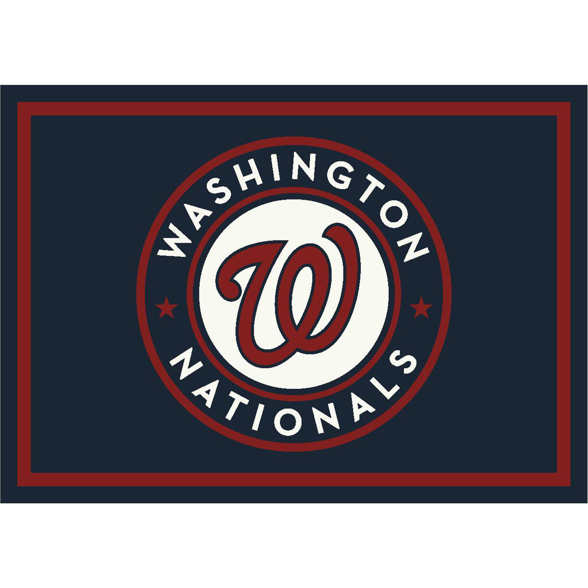 Nationals Rug Buy MLB Washington Nationals Team Logo Area Rug SPIRIT DESIGN ...