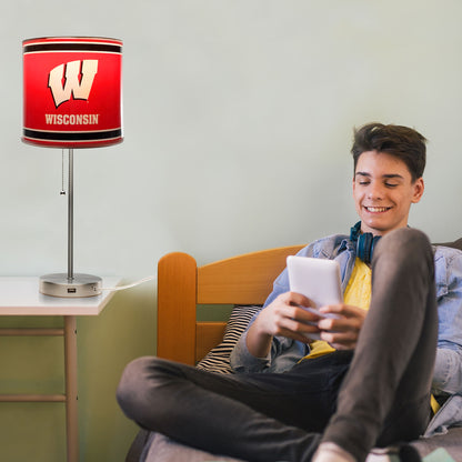 Wisconsin Badgers reading lamp