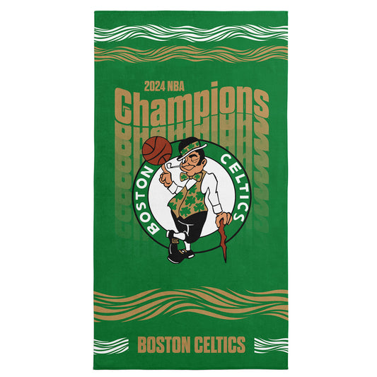 Boston Celtics NBA Champions beach towel