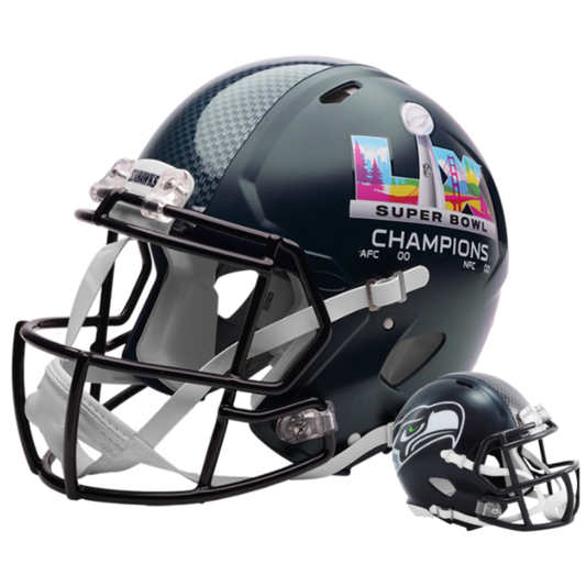Seattle Seahawks Super Bowl Champs mini helmet