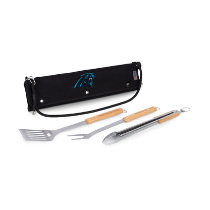 Carolina Panthers - BBQ Roll Up 3 Piece Set