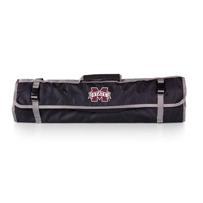 Mississippi State Bulldogs - 3-Piece BBQ Tote & Grill Set