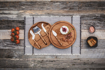 San Francisco 49ers - Acacia Circo Cheese Cutting Board & Tools Set