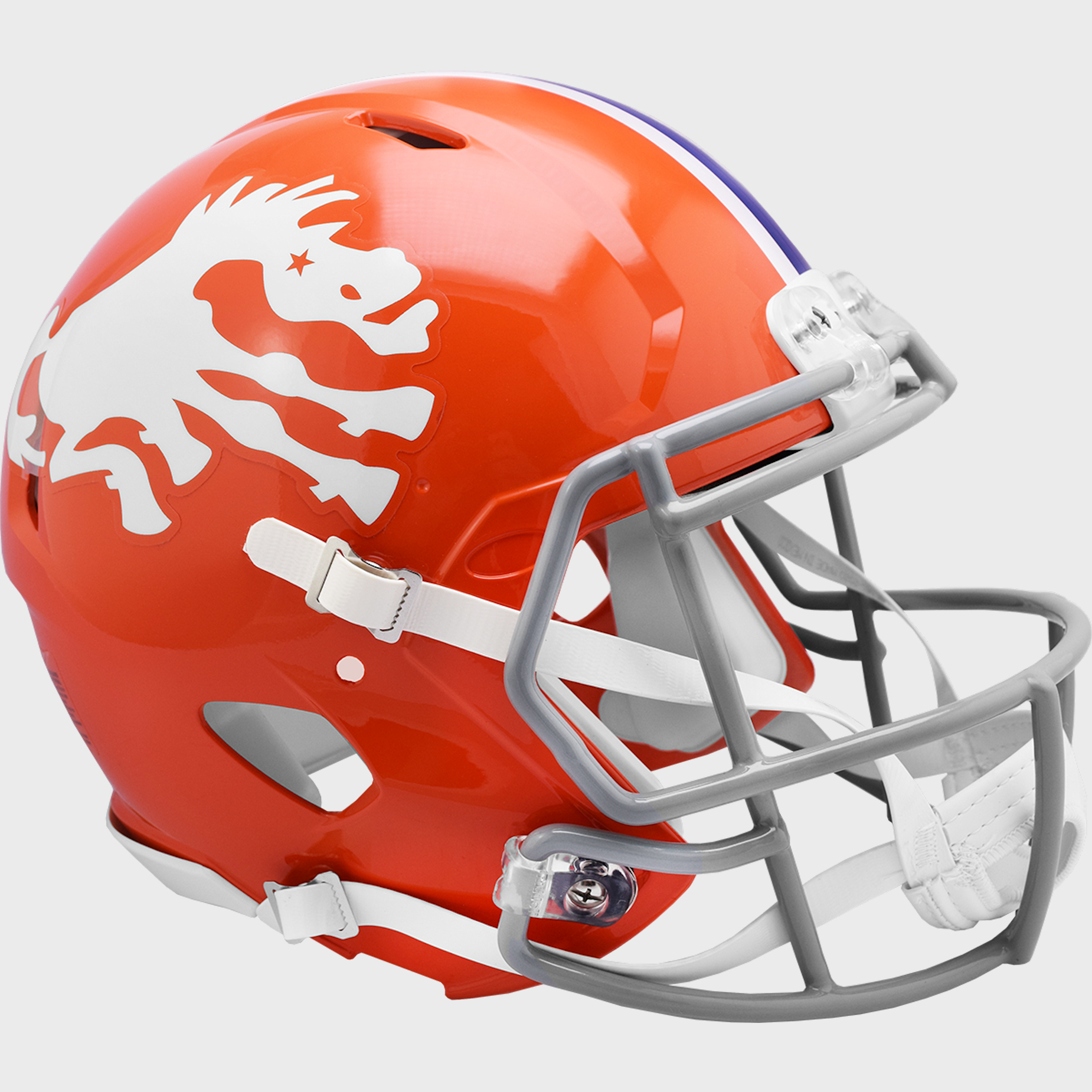 Denver Broncos authentic full size throwback helmet