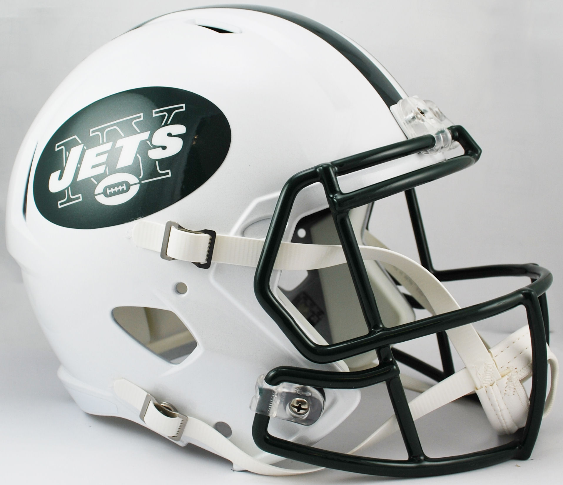 Buy NFL New York Jets Throwback 1998-2018 Full Size REPLICA Helmet – ProFootballStuff