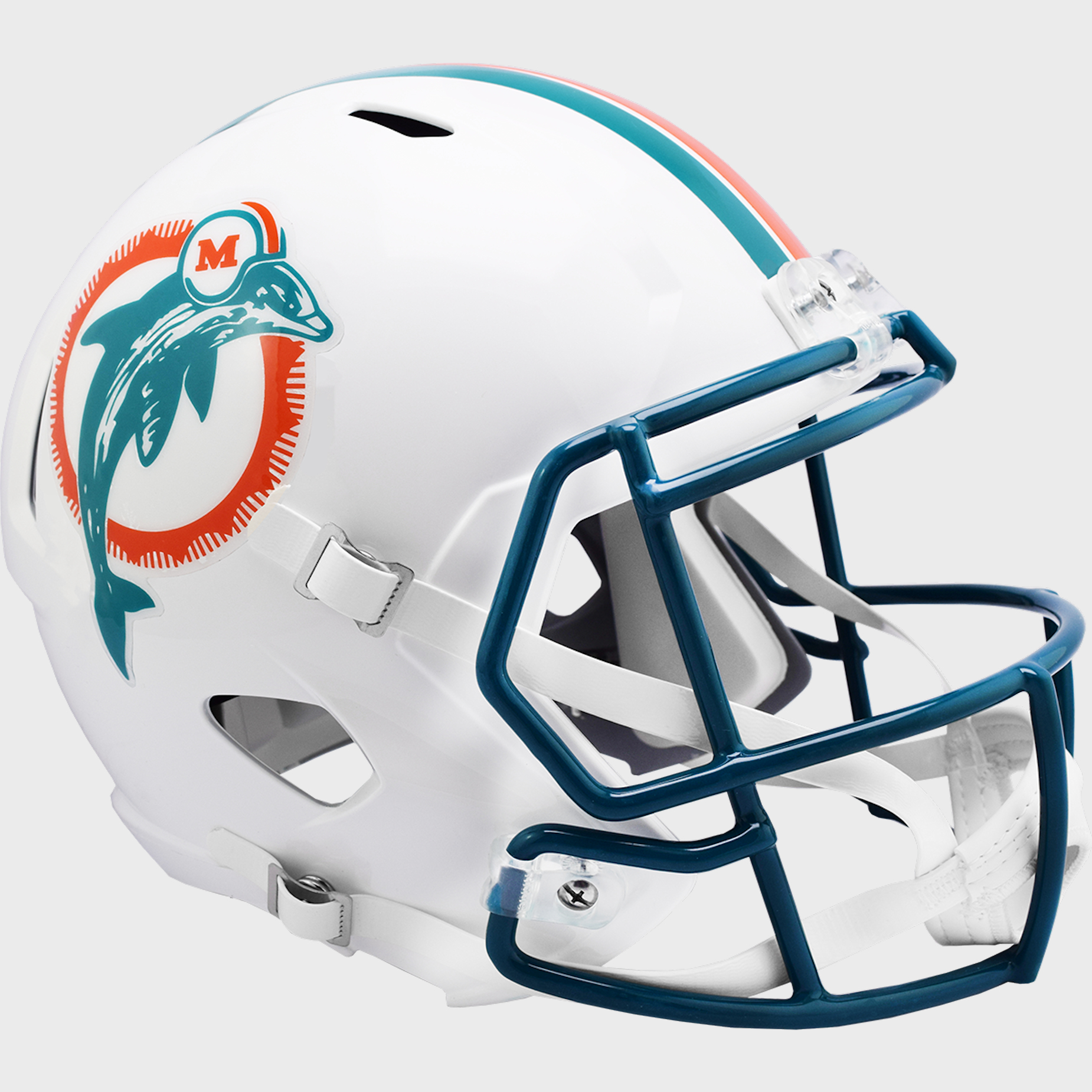 Miami Dolphins full size replica throwback helmet