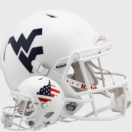 West Virginia Mountaineers authentic full size helmet