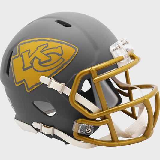 Kansas City Chiefs slate replica full size helmet