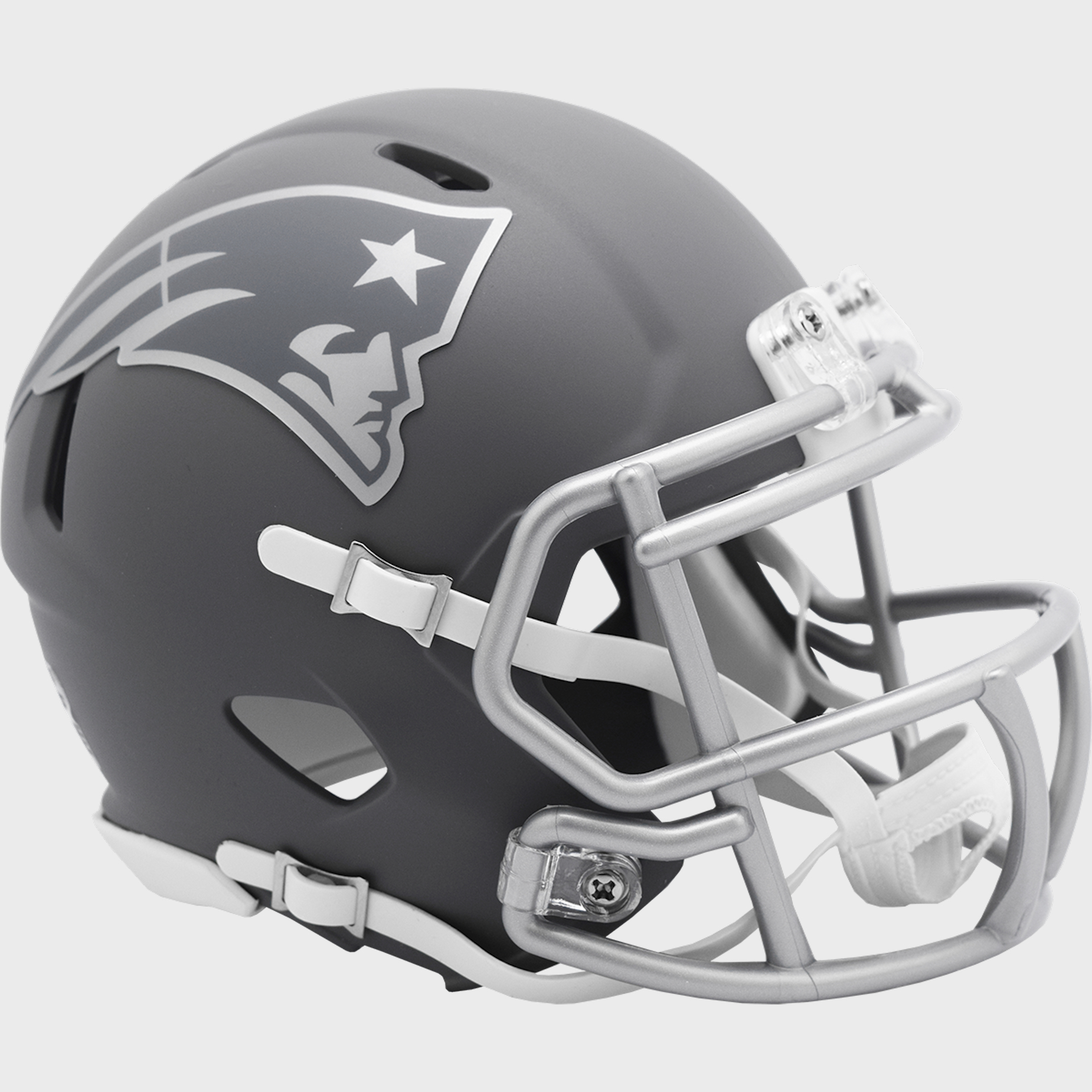 Buy NFL New England Patriots SLATE Mini Speed Football Helmet – ProFootballStuff