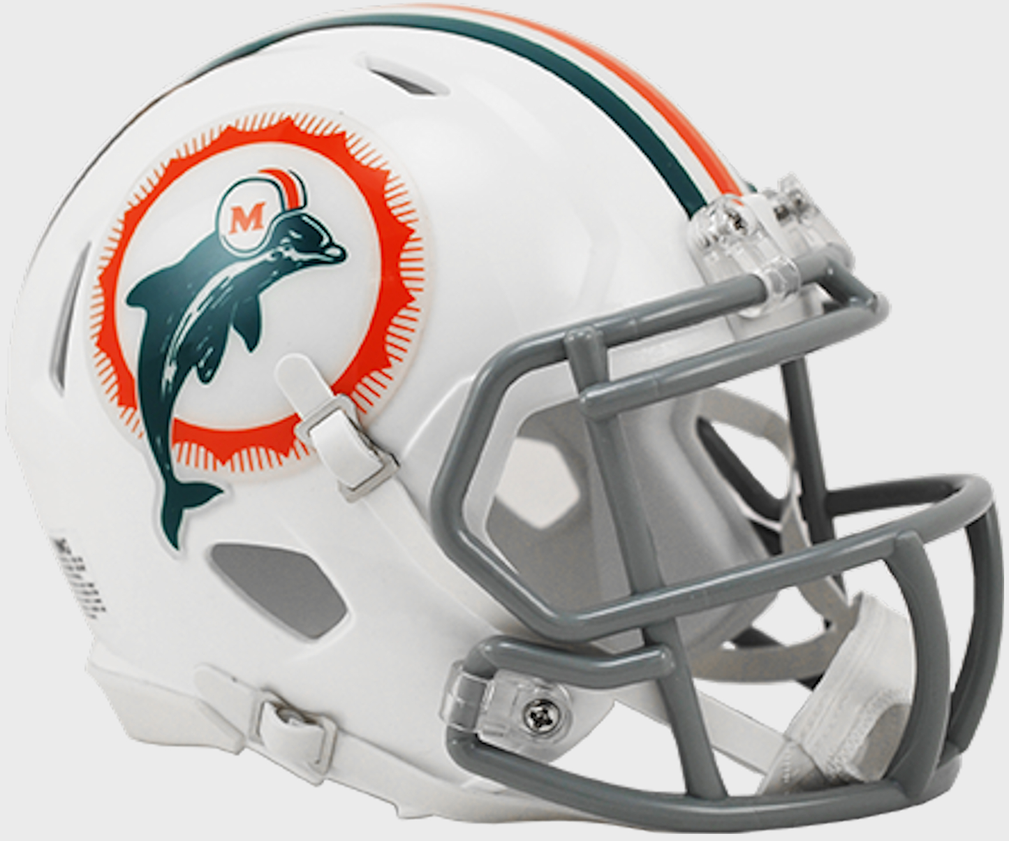 Miami Dolphins throwback mini helmet