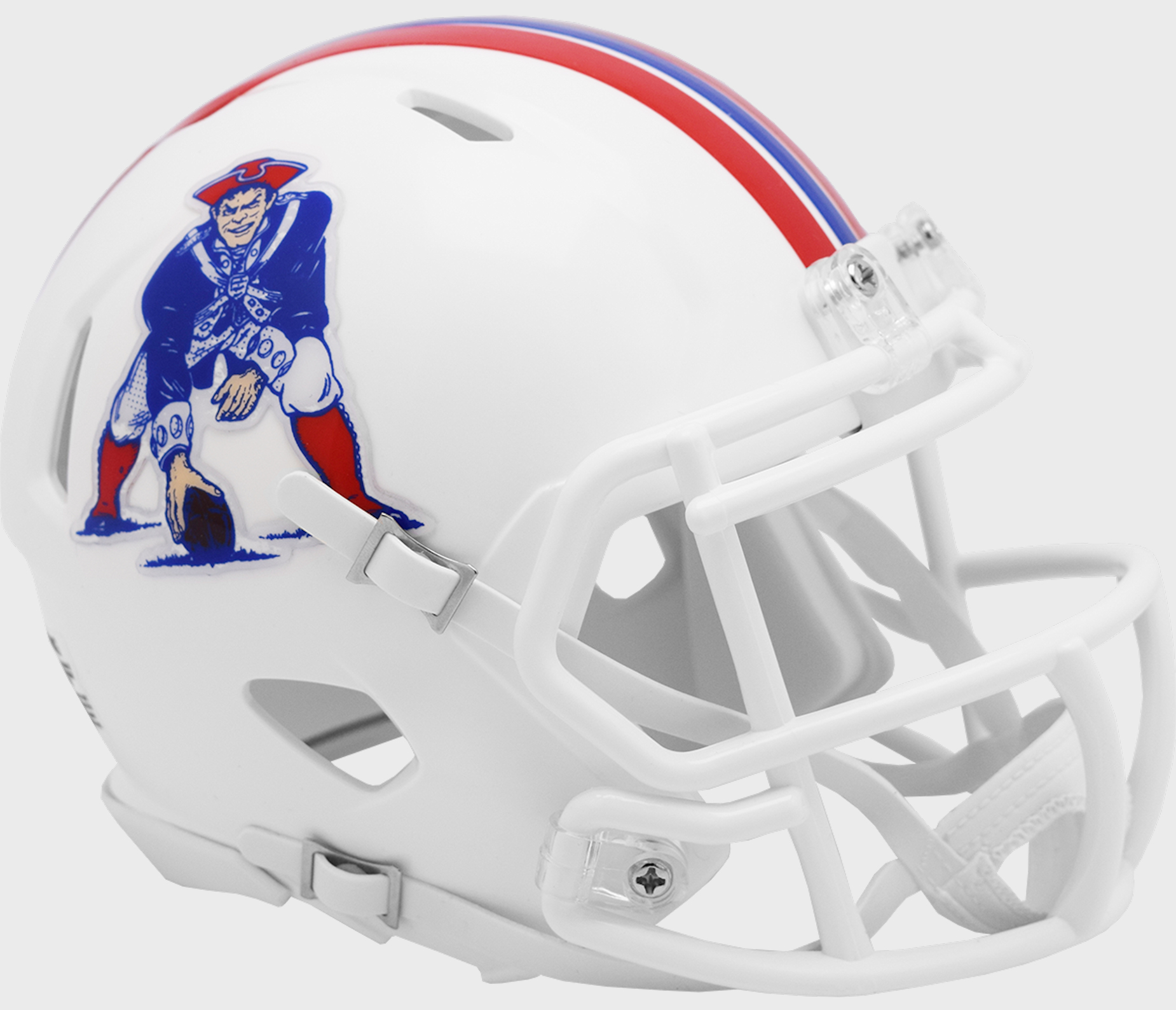New England Patriots throwback mini helmet