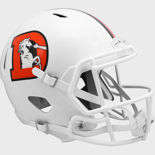 Denver Broncos full size Snowcapped replica helmet