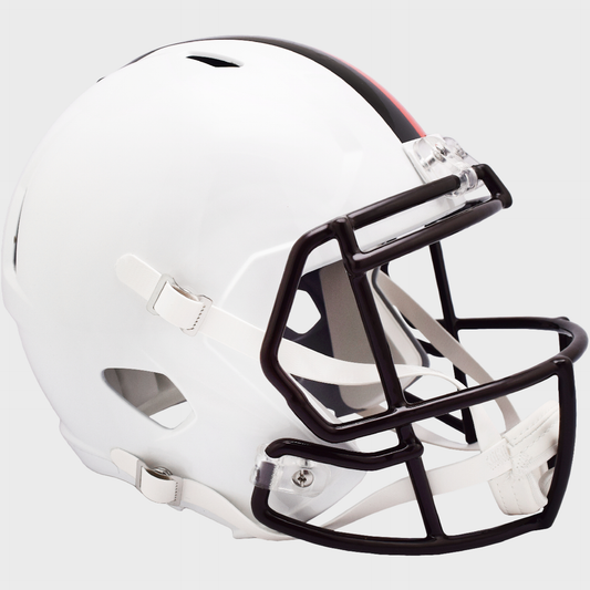 Cleveland Browns full size White Out  replica helmet