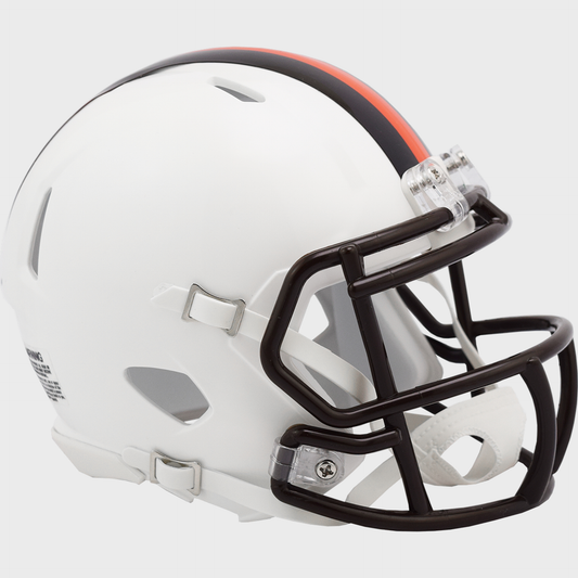 Cleveland Browns White Out mini helmet