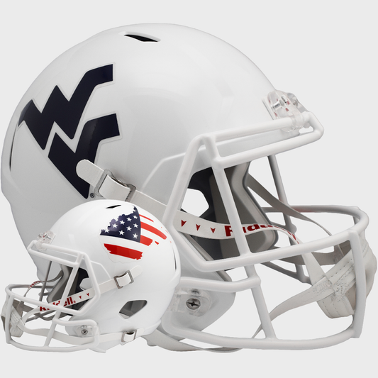 West Virginia Mountaineers full size replica helmet