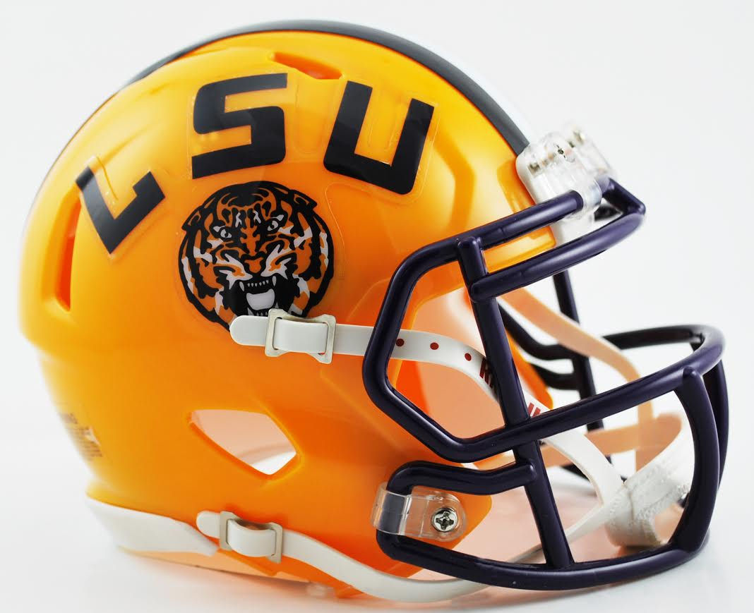 LSU Tigers mini helmet