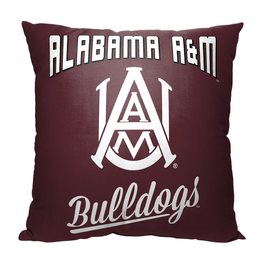 Alabama A&M Bulldogs OFFICIAL throw pillow