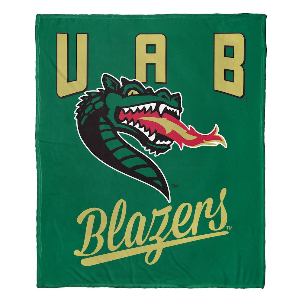 Alabama Birmingham Blazers official silk touch throw blanket