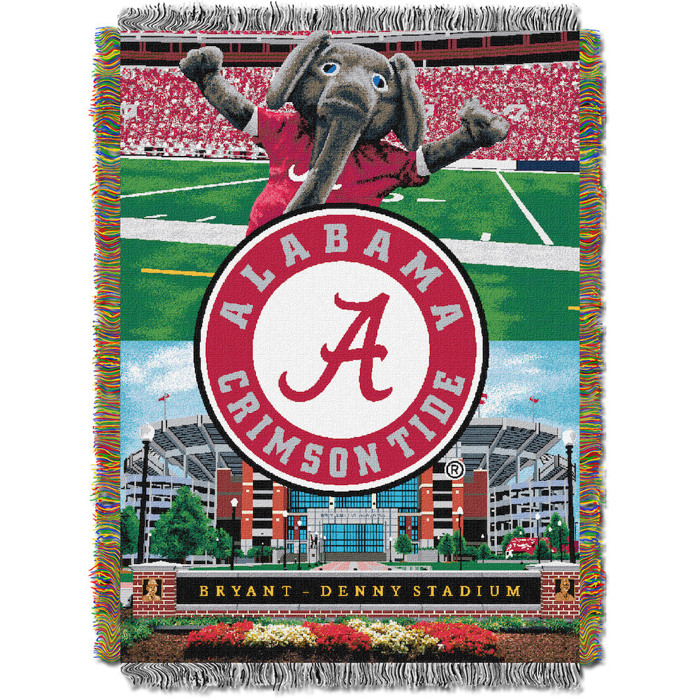 Alabama Crimson Tide woven home field tapestry