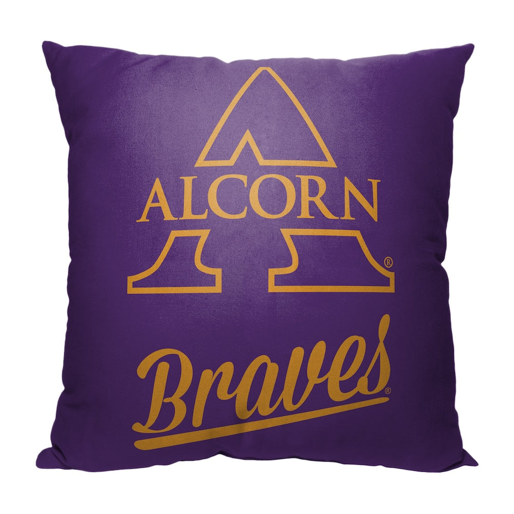 Alcorn State Braves OFFICIAL throw pillow