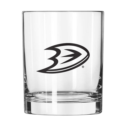 Anaheim Ducks Rocks Glass