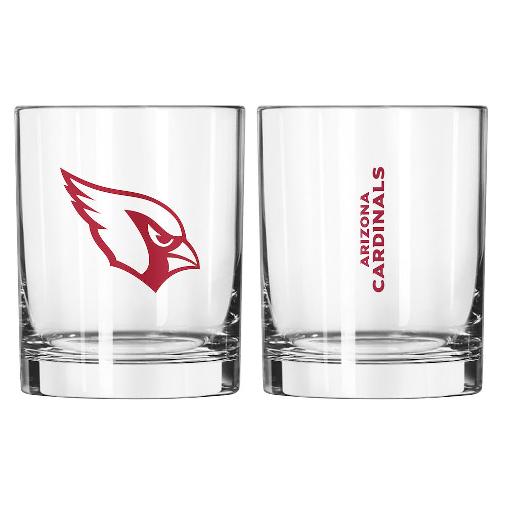 Arizona Cardinals Rocks Glass