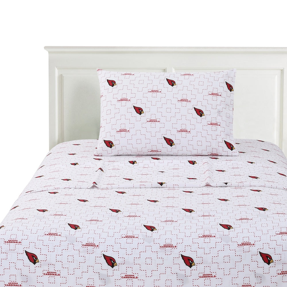 Arizona Cardinals Twin Sheets