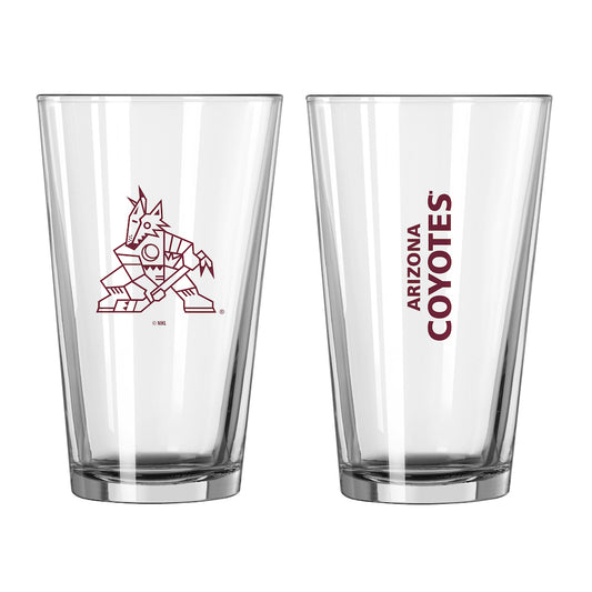 Arizona Coyotes pint glass