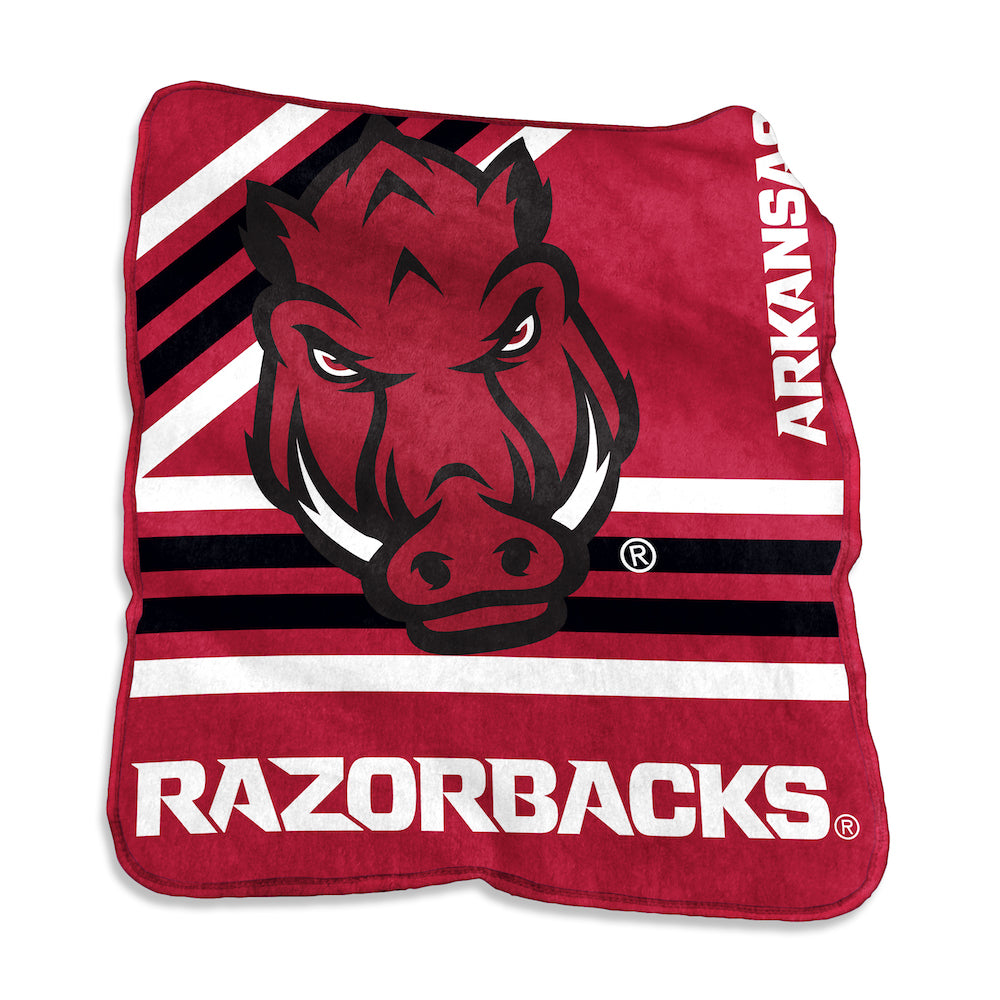 Arkansas Razorbacks Raschel throw blanket